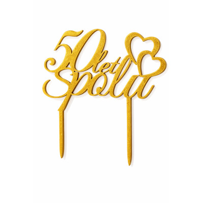 50 let spolu (velký) - plastový zápich