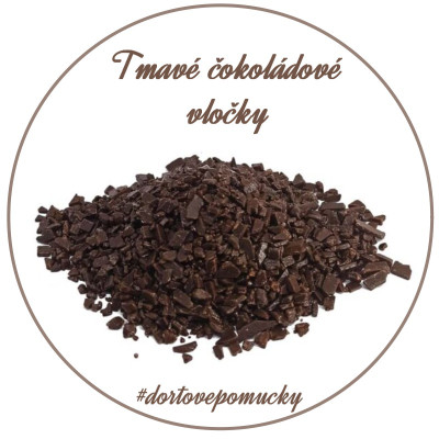 Tmavé šupiny z polevy na zdobeí (50 g)