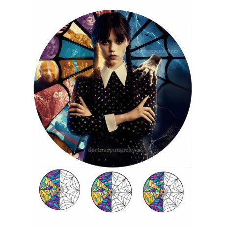 Wednesday č.6 jedlý papír