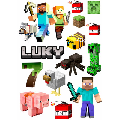 Minecraft č.14 jedlý papír 