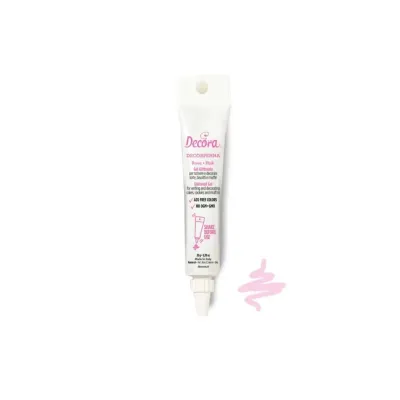 Zdobicí gel na psaní růžový (20 g) Decora – jedlý psací gel