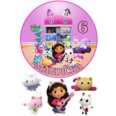 Jedlý papír Gabbi – mix obrázků A4 | Dortová dekorace