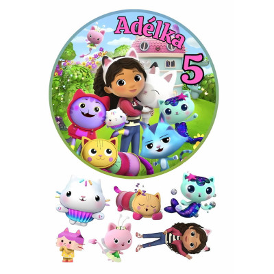 Jedlý papír Gabbi – mix obrázků A4 | Dortová dekorace