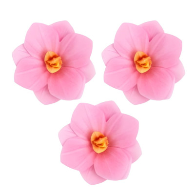 Hortenzie z jedlého papíru – růžová | Jedlé květy na dort