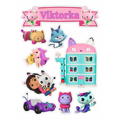 Jedlý papír Gabbi – mix obrázků A4 | Dortová dekorace