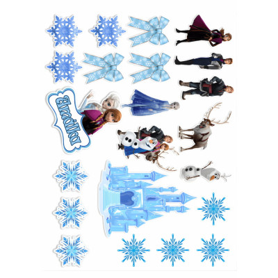 Ledové království 18 - jedlý papír 