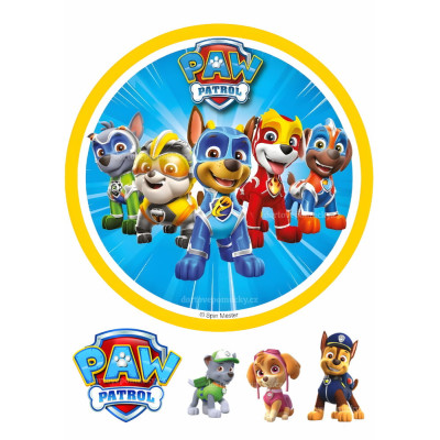 Jedlý papír Paw Patrol – mix obrázků A4 | Dortová dekorace