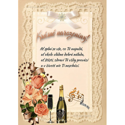 Přání 2 - jedlý papír