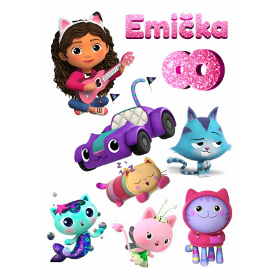 Jedlý papír Gabbi – mix obrázků A4 | Dortová dekorace