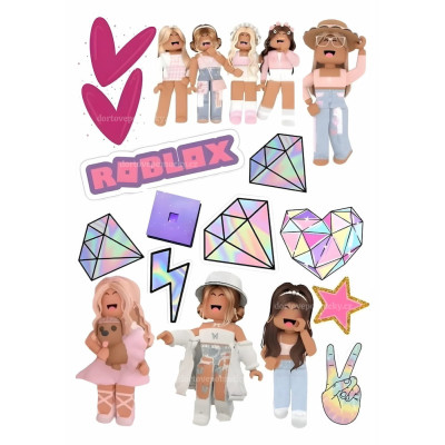 Roblox č.10 - jedlý papír pro dívky