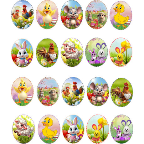 Velikonoce č.1 – jedlý papír na dort | velikonoční obrázek