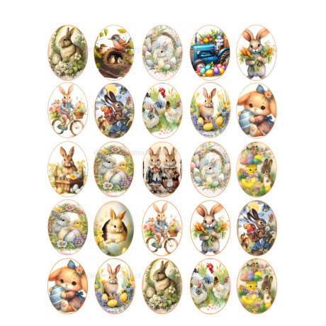 Velikonoce č.3 – jedlý papír na dort | velikonoční motivy