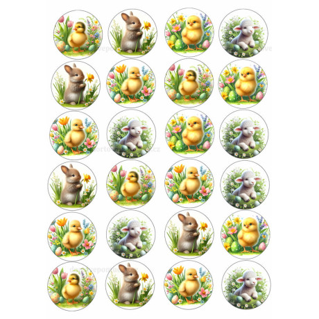 Velikonoce č.4 – jedlý papír na dort | velikonoční motivy