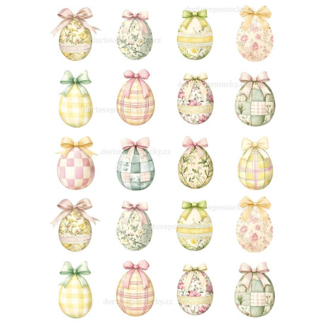 Velikonoce č.13 – jedlý papír na dort | velikonoční vajíčka