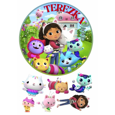 Jedlý papír Gabbi – mix obrázků A4 | Dortová dekorace