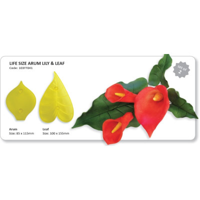 JEM - Life Size Arum Lily & Leaf