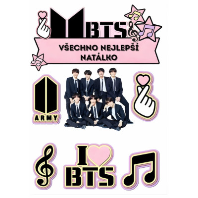 Jedlý papír / fondánový list Stray Kids – motiv na dort