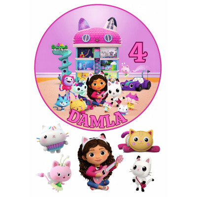 Jedlý papír Gabbi – mix obrázků A4 | Dortová dekorace