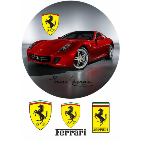 Ferrari - jedlý papír