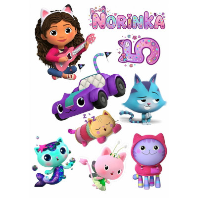 Jedlý papír Gabbi – mix obrázků A4 | Dortová dekorace