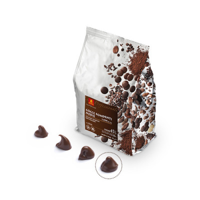 Čokoládové pecičky 45% - termostabilní pravá čokoláda  (500 g) | dortovepomucky.cz