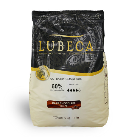 Lubeca 722 Ivory Coast 60% – pravá hořká čokoláda (500 g) | dortovepomucky.cz