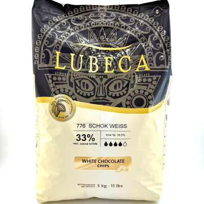 Lubeca 776 Schok Weiss 33% – pravá bílá čokoláda (pecičky) | dortovepomucky.cz