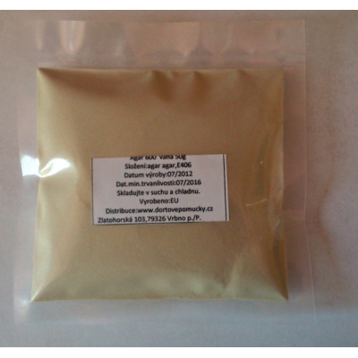 Agar-agar 800 přírodní E406 – 30 g | Zahušťovadlo pro dezerty a aspiky