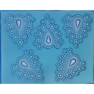 Perlový medailón- silikonová forma