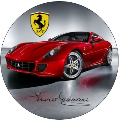Ferrari - jedlý papír
