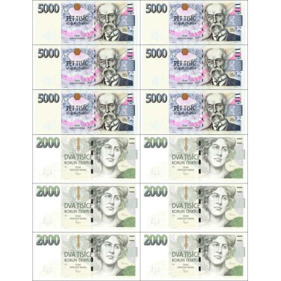 Bankovky velke jedlý papír