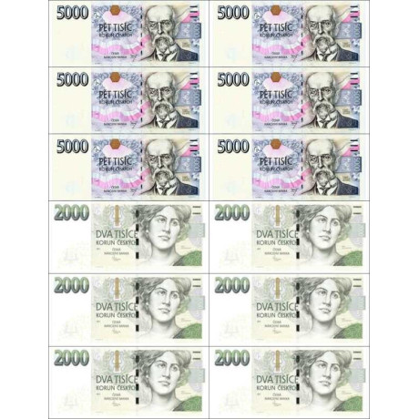 Bankovky velke jedlý papír