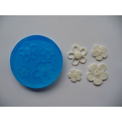 Ozdobný knoflík č.92- silikonová forma