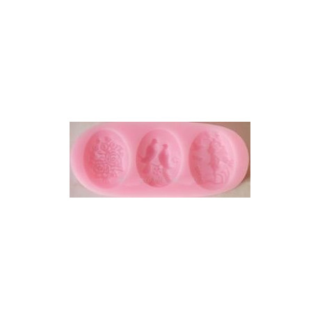 Brože 3 ks silikonová forma