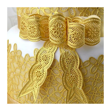 Vintage Bows - forma na jedlou krajku 