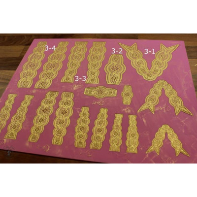 Vintage Bows - forma na jedlou krajku 