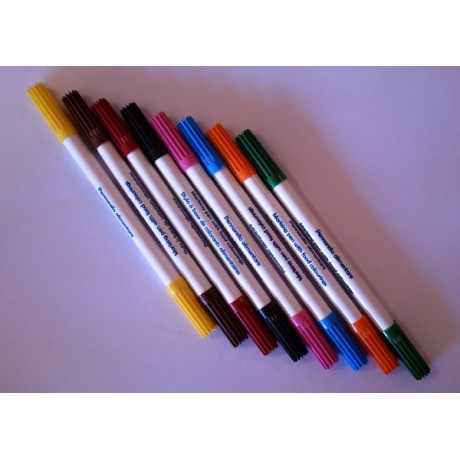 Žlutý oboustranný fix pro cukráře