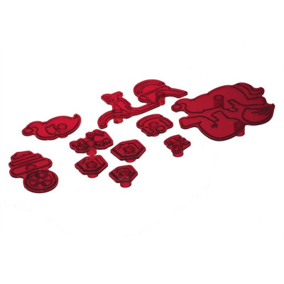 JEM santa na skůtru 9 ks