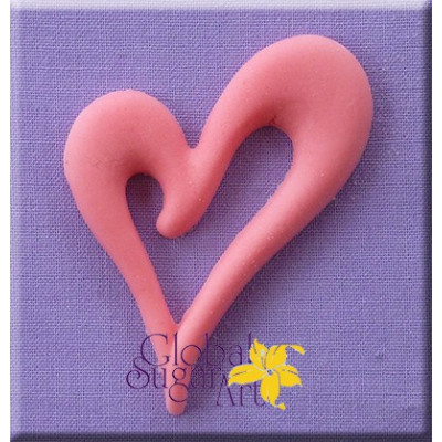 Moderní srdíčko silikonová forma