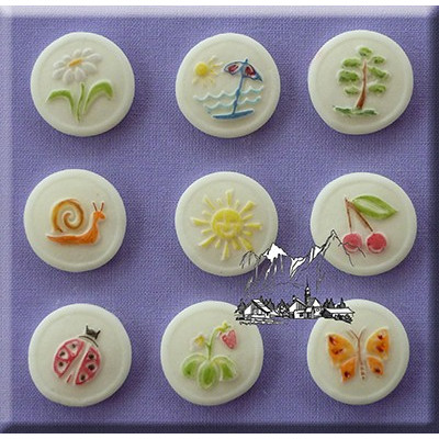 Knoflíky č.2 silikonová forma