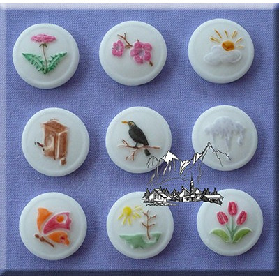 Knoflíky č.3 silikonová forma