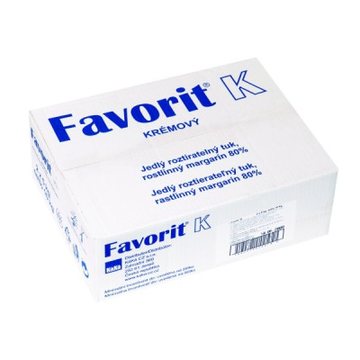 Favorit K pekařský margarín 5 kg máslový