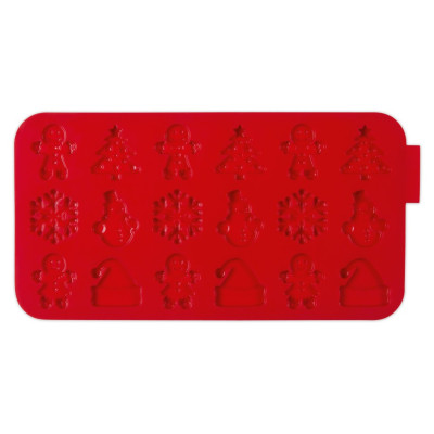 Vánoce silikonová forma na čokoládu