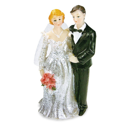 Svatební pár 8 cm