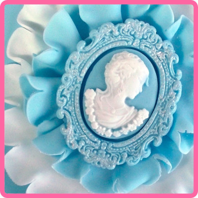 Ovál a kamélie č.1 silikonová forma 