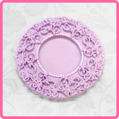Rámeček kruh silikonová forma 