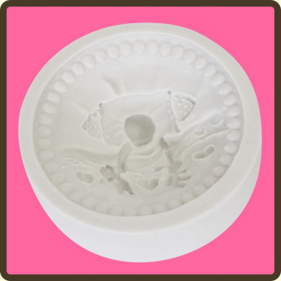 Dítě v posteli silikonová forma 