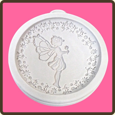 Víla s květinou silikonová forma 