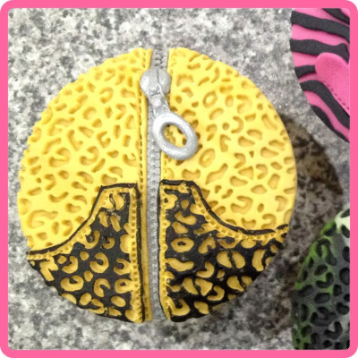 Leopard podložka silikonová forma 