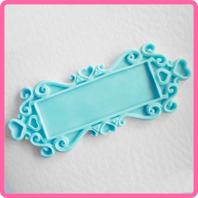 Plaketa srdíčka silikonová forma